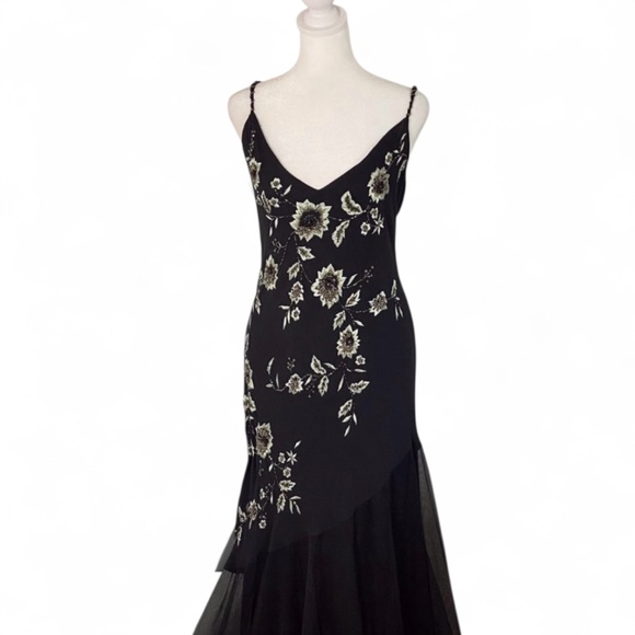 Vtg XSCAPE Whimsygoth Beaded Gown Size 12 - Picture 2 of 8